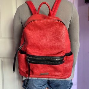 Nine West Red Leather Back Pack